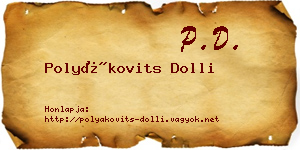 Polyákovits Dolli névjegykártya